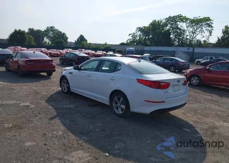2015 Kia Optima Lx из США, поврежденный, VIN 5XXGM4A75FG366601